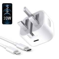 Original Apple 20W 3-Pin USB-C Adapter – Official FutureTech Warranty | 1 Year Claim in Pakistan | iPhone Fast Charger